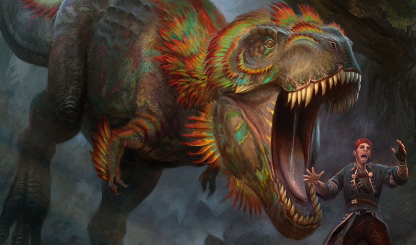 Monstressauro Atacante | Arte de: Zack Stella